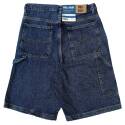 Medium Wash Denim And Twill Men's Carpenter Short, 9 in L X 36 in W