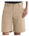 36-Inch, Khaki, 100% Cotton Twill Work Shorts With  Cell Phone Pocket
