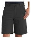 36-Inch, Black, 100% Cotton Twill Work Shorts With  Cell Phone Pocket