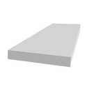8-Inch X 1-Inch X 12-Foot Embossed Rot-Free PVC Trim Board