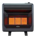 30000-Btu Natural Gas Vent Free Infrared Gas Space Heater With Blower And Base Feet