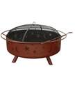 36-Inch Super Sky Stars And Moon Clay Steel Fire Pit