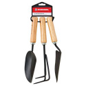 Garden Tool Wood Handle 3 Piece
