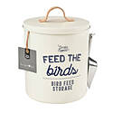Feed The Birds Tin Storage In Stone