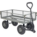 400-Pound Capacity Metal Landscape Cart