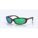 Brine 10 Tortoise With Green Mirror 580G Injected Man Sunglasses