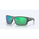 Reefton Pro Gray With Green Mirror 580G Injected Man Sunglasses