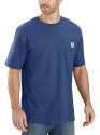 2x-Large Men's Marine Blue Heather Loose Fit Heavyweight Short-Sleeve Pocket T-Shirt