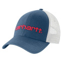 Deep Ocean Mesh Back Canvas Carhartt Logo Cap