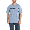 Fog Blue Short Sleeve Men's T Shirt, 2XL