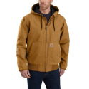 Active Jac Carhartt® Brown Hooded 3-Warmest Rated 3M™ Thinsulate™ Lined Men's Jacket, XL