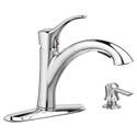 Mesa™ Polished Chrome 1-Handle Pull-Out Kitchen Faucet - Includes Soap Dispenser