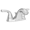 Cadet® Polished Chrome 2-Handle Bathroom Sink Faucet With Drain, 4 in. Centerset - WaterSense® Certified