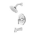Chancellor® Polished Chrome 1-Handle Tub & Shower Trim Kit - 3-Function Showerhead, 1.8 GPM, Pressure Balance Valve Included