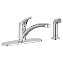 Colony® PRO Polished Chrome 1-Handle Kitchen Faucet With Side Spray