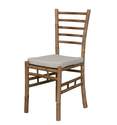 16 X 20 X 37-Inch Bamboo Dining Chair With Cotton Cushion