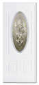 36-Inch Right Hand Oval Glass Entry Door 