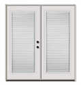 Left Hand French Patio Door Unit With Internal Blinds