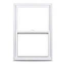 36 x 36-Inch White Vinyl Low-E Single Hung Window 1/1 With Screen
