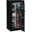 24-Gun Matte Black Fire-Rated Gun Safe With Electronic Lock And Door Storage