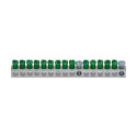 14-Terminal BR / CH Plug-On Neutral Ground Bar