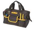 9-Pocket 14-Inch Black Polyester Closed Top Tool Bag