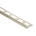 3/8-Inch X 98-1/2-Inch Satin Nickel Anodized Aluminum Jolly Edge Trim