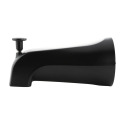Matte Black Diverter Tub Spout