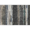 5-Foot X 7-Foot 6-Inch Black Trevi Collection Area Rug