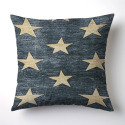 18-Inch x 18-Inch Americana Blue Pillow
