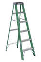7 ft Type II Standard Fiberglass Step Ladder, 225 Lb Rated