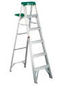 6 ft Type II Aluminum Step Ladder, 225 Lb Rated