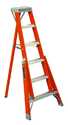 6 Ft Type Ia Fiberglass Tripod Ladder, 300 Lb Rated