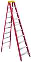 10 ft Type IA Fiberglass Step Ladder, 300 Lb Rated