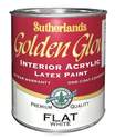 Quart White Flat High-Hide Golden Glow Latex Interior Paint