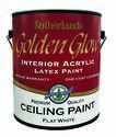 Gallon White Flat Golden Glow Interior Acrylic Latex Ceiling Paint