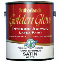 Gallon White Satin Golden Glow Latex Interior Enamel