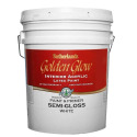 5-Gallon White Semi-Gloss Golden Glow Latex Interior Enamel