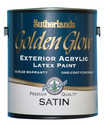 Gallon Bright White Satin Pastel Base Golden Glow Latex Exterior Paint