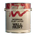 Gallon White Flat Silver Glow Interior Latex Wall Paint