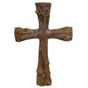 14-Inch Faux Wood Cross
