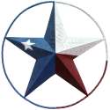 Metal Texas Circle Star