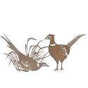 Metal Pheasant Wall Decor
