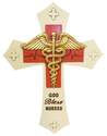 9 x 12-Inch God Bless Nurses Cross