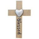 12-Inch Blessed Heart Cross