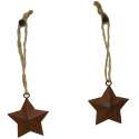 Metal Rustic Star Ornament