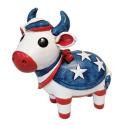 4-3/4-Inch Patriotic Cow