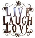 Metal Live Laugh Love