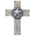 Tin & Wood Star Cross