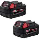 M18 Redlithium Xc5.0 Extended Capacity Battery, 2-Pack